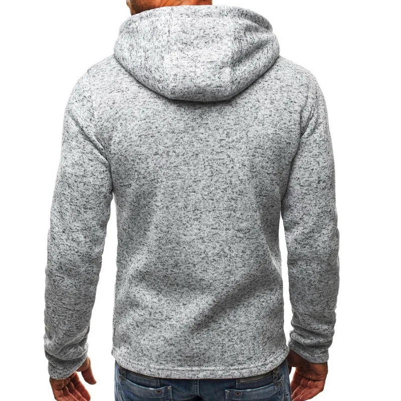 Sfit Men Classic Hoodies Sweatershirt Autumn Zipper Patchwork Cardigan Sweatershirt Male Causal Streetwear Hip Hop fit 3