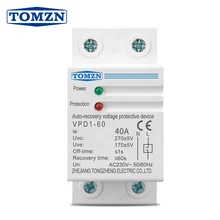 Tpnl Dpnl 230v 1p+n Residual Current Circuit Breaker With Over And ...
