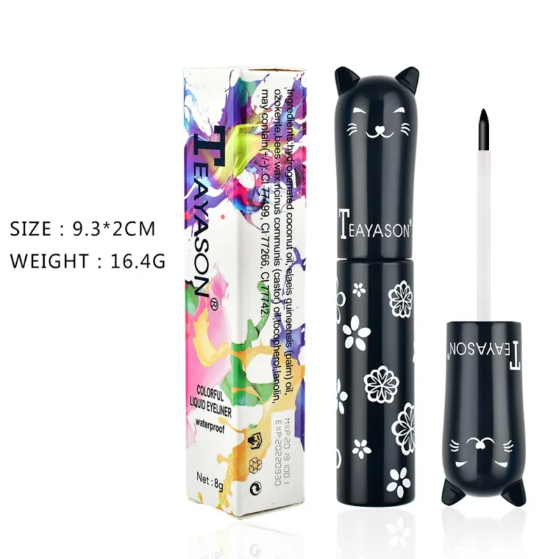 Совершенно макияж для глаз Яркая Цветная подводка для глаз жидкая Очаровательная подводка для глаз краситель Высокое качество пигмент Make Up Comestics n
