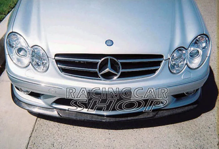 REAL CARBON FIBER FRONT LIP SPOILER for MERCEDES BENZ W209 CLK CLK500 CLK550 CLK55 AMG front BUMPER 2006UP