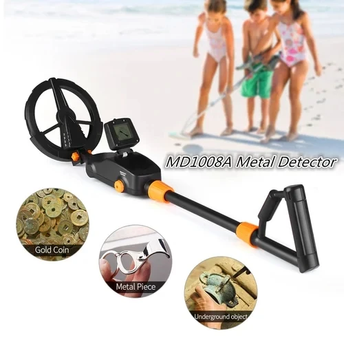MD 1008A Kid Metal Detector Underground Beach Searching Gold Finder Treasure Digger Kit Hunter Mine Scanner