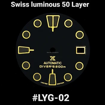 

DIal Maker Luminous 50 Layer watch modification accessories skx Abalone Samurai Watch Mod Dial