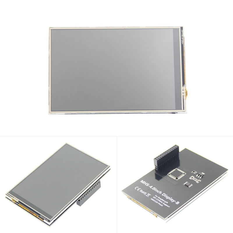MHS 4.0 Inch LCD Press Screen TFT LCD Display Module 320x480 for Raspberry Pi 4B Raspberry Pi 3 Model B / B