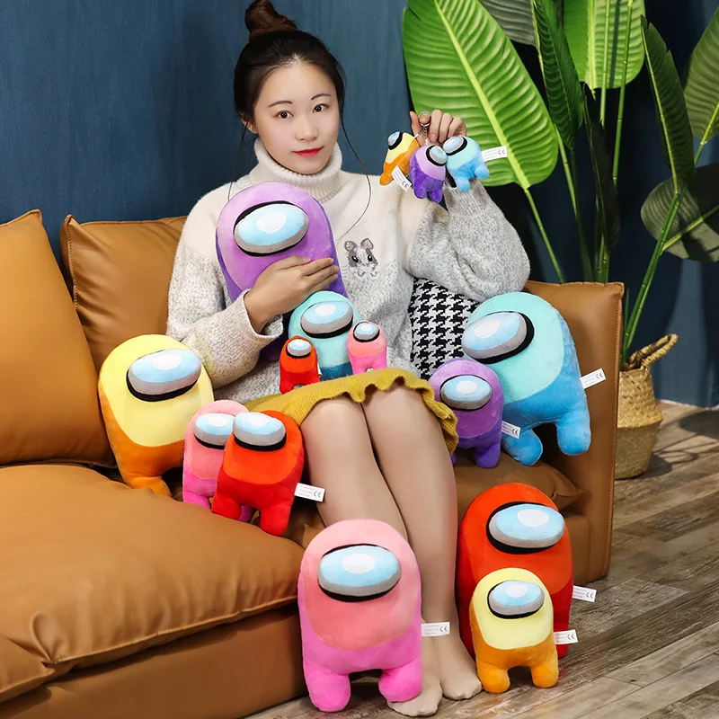 Горячая Распродажа Kawaii у нас игры животных кукла плюшевые игрушки куклы мягкие детские игрушки для пальцев брелок-подвеска подарки на день рождения Горячая Распродажа Kawaii у нас игры животных кукла плюшевые игрушки куклы мягкие детские игрушки для пальцев брелок-подвеска подарки на день рождения