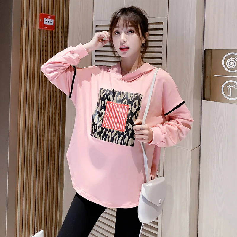 Spring Maternity Top Leggings Suits Long Sleeved Sweatshirt Sets Clothes for Pregnant Women Sports Hoodie Autumn Clothing C880