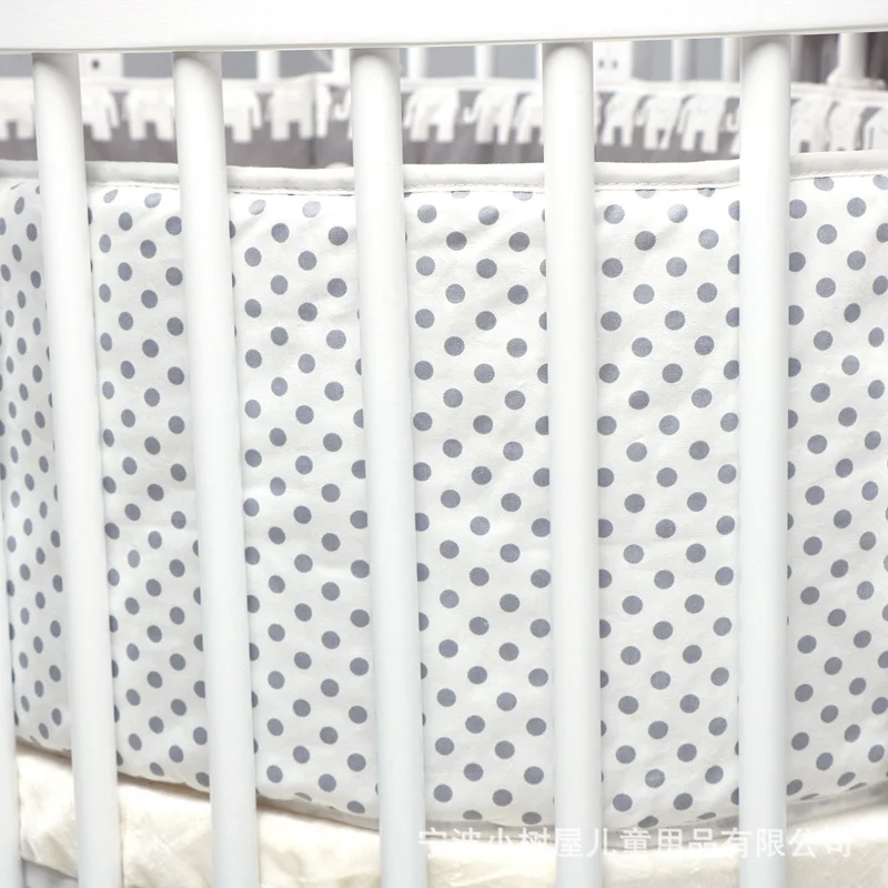 4 шт. хлопковая кроватка для новорожденного бамперы мультфильм детские бортики для кроватки столкновения ограждение детской кроватки новорожденных кровать протектор подушки детские постельные принадлежности