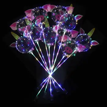 

5/10pcs Luminous Inflatable Toys for Romantic Valentine's Day Children Adult Festival Wedding Birthday Party Bobo Balloons