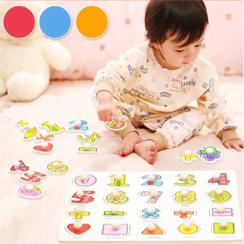 

Wooden Toy Hand Puzzles Child Animals Recognition Puzzle For Children Montessori Educational Development Toy Best Gift