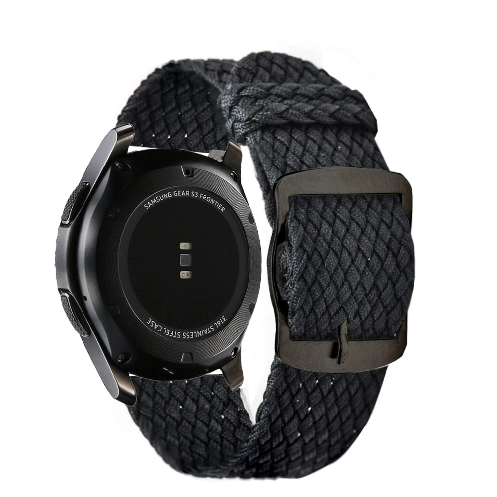 Ремешок нейлоновый для Samsung Galaxy 46 мм 42 Gear S3 band сменный спортивный браслет