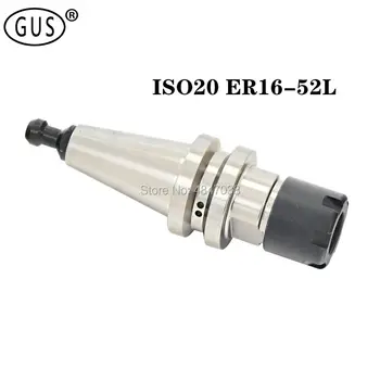 

GUS New ISO20 ER16-52L Computer Controlled Stainless Steel Machine Tool Spindle Fast Tool Holder