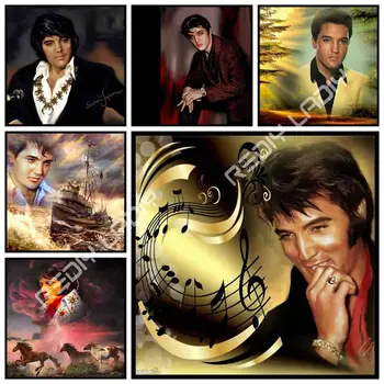 

Diamond Painting Elvis Star Full Square/Round Diamond Mosaic Pictures with Rhinestones Art Diamond Embroidery Home Decoration