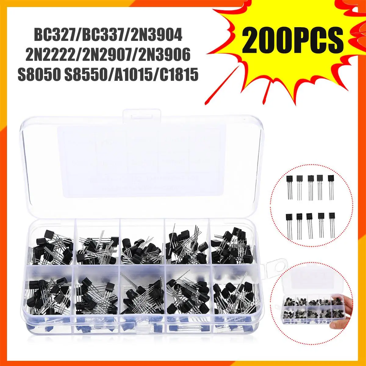 20x Transistors NPN 2N2222 TO-92