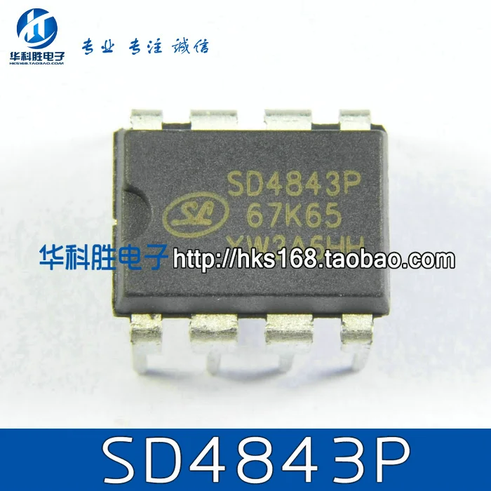 5 предметов в партии, SD4843P SD4843P67K65 DIP-8 08 DIP8