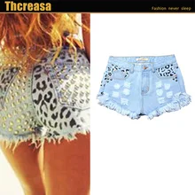 2020 European and American Hot Selling Hole Riveting Nail Irregular Cat Fringe New Style Denim Shorts Loose Wide Leg Shorts 2020 European and American Hot Selling Hole Riveting Nail Irregular Cat Fringe New Style Denim Shorts Loose Wide Leg Shorts