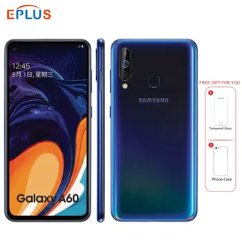Перейти на Алиэкспресс и купить Новый мобильный телефон samsung Galaxy A60, 4G, 6,3 дюймов, 6 ГБ ОЗУ, 128 Гб ПЗУ, Восьмиядерный процессор Snapdragon 675, 32 МП, тройная камера, телефон на Android