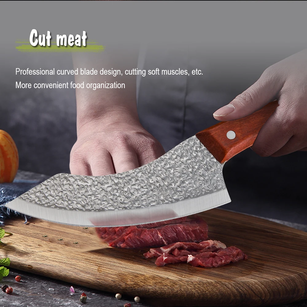 XYj 6 'Ǝ'' кухонный нож шеф повара мясника ручной работы кованый стальной