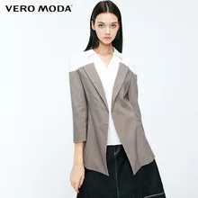 Vero Moda/рубашка в клетку с воротником с лацканами в английском стиле | 318431510