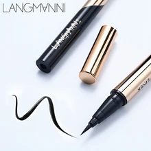 Профессиональная стойкая черная жидкая подводка для глаз водостойкая не Цветущая подводка для глаз карандаш для макияжа Косметика Инструменты TSLM2