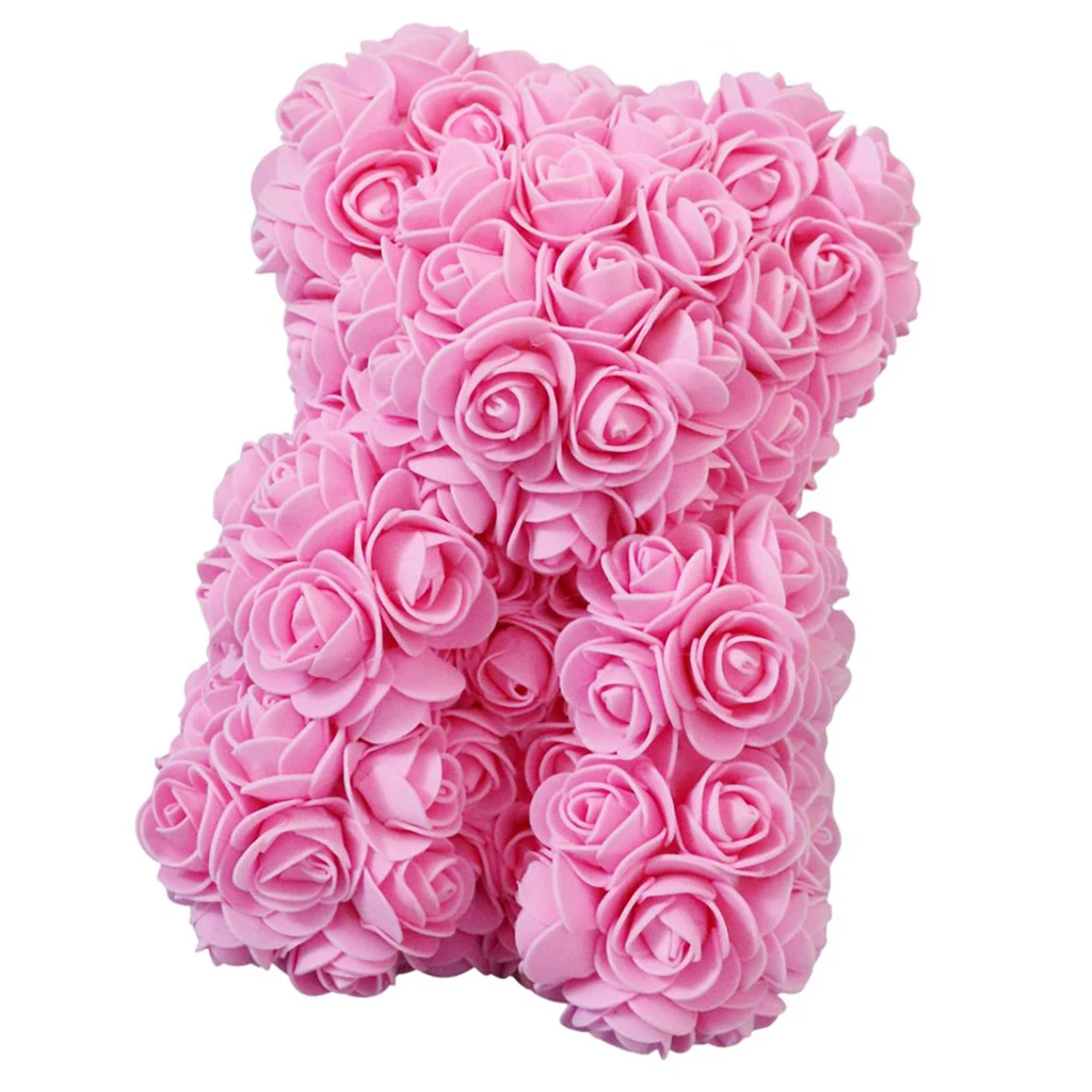 Rose Bear Flower Teddy Romantic Gifts For Girlfriend Lover Wedding Birthday