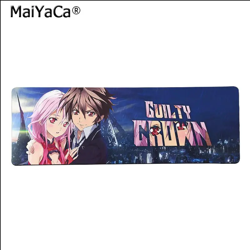 Maiya высокое качество Guilty Crown красивый коврик для мышки в стиле аниме большой коврик для мыши клавиатуры коврик - Цвет: Lock Edge 30x80cm