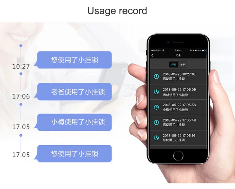 Nokelock Умный Замок Bluetooth APP Пароль замок IP65 водонепроницаемый наружный электронный замок без ключа Противоугонный небольшой дверной замок
