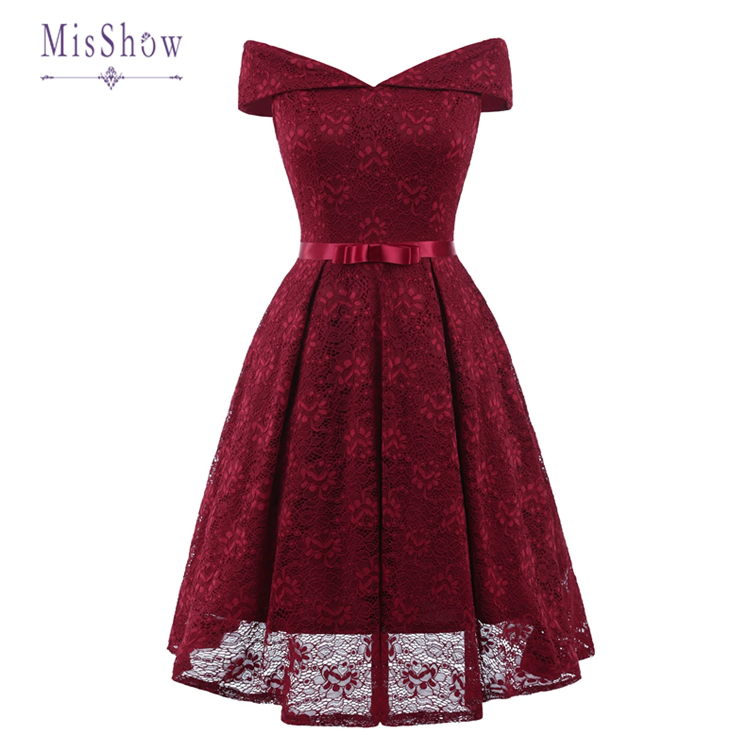 In Stock New Cocktail Dresses Floral Lace Retro Robe Vintage Rockabilly Plus Size Party Dress Prom Homecoming Dresses