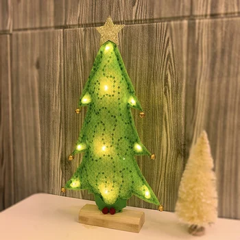 

1 Pc Christmas Tree Desktop Decor for Home Party (Without Battery)