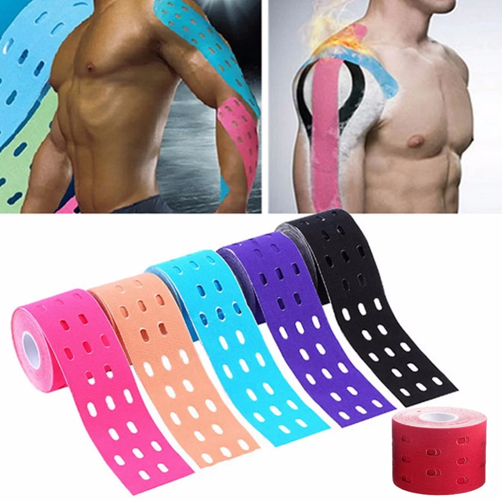 Kinesiology Tape Athletic Muscle Support Sport Elastic Physio Therapeutic  Roll