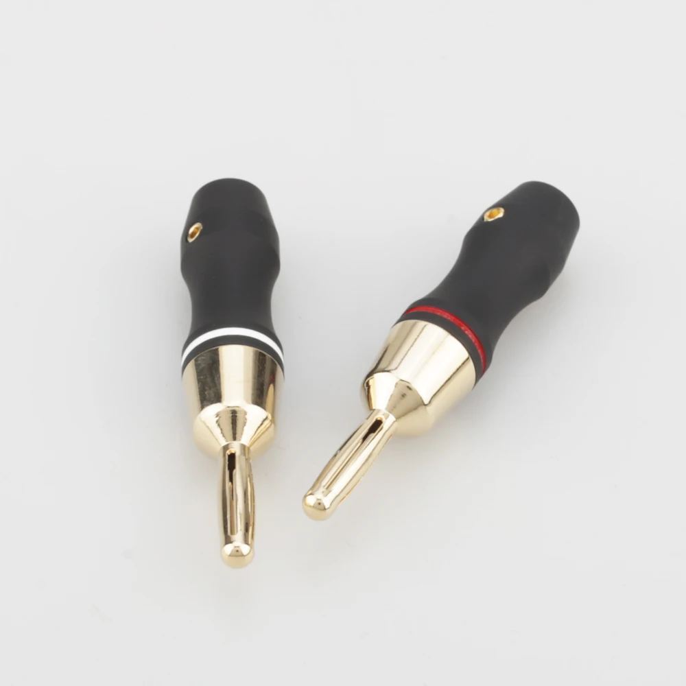 8xAudiocrast BL002 Позолоченный разъем типа банан HiFi Высокое качество кабель динамика