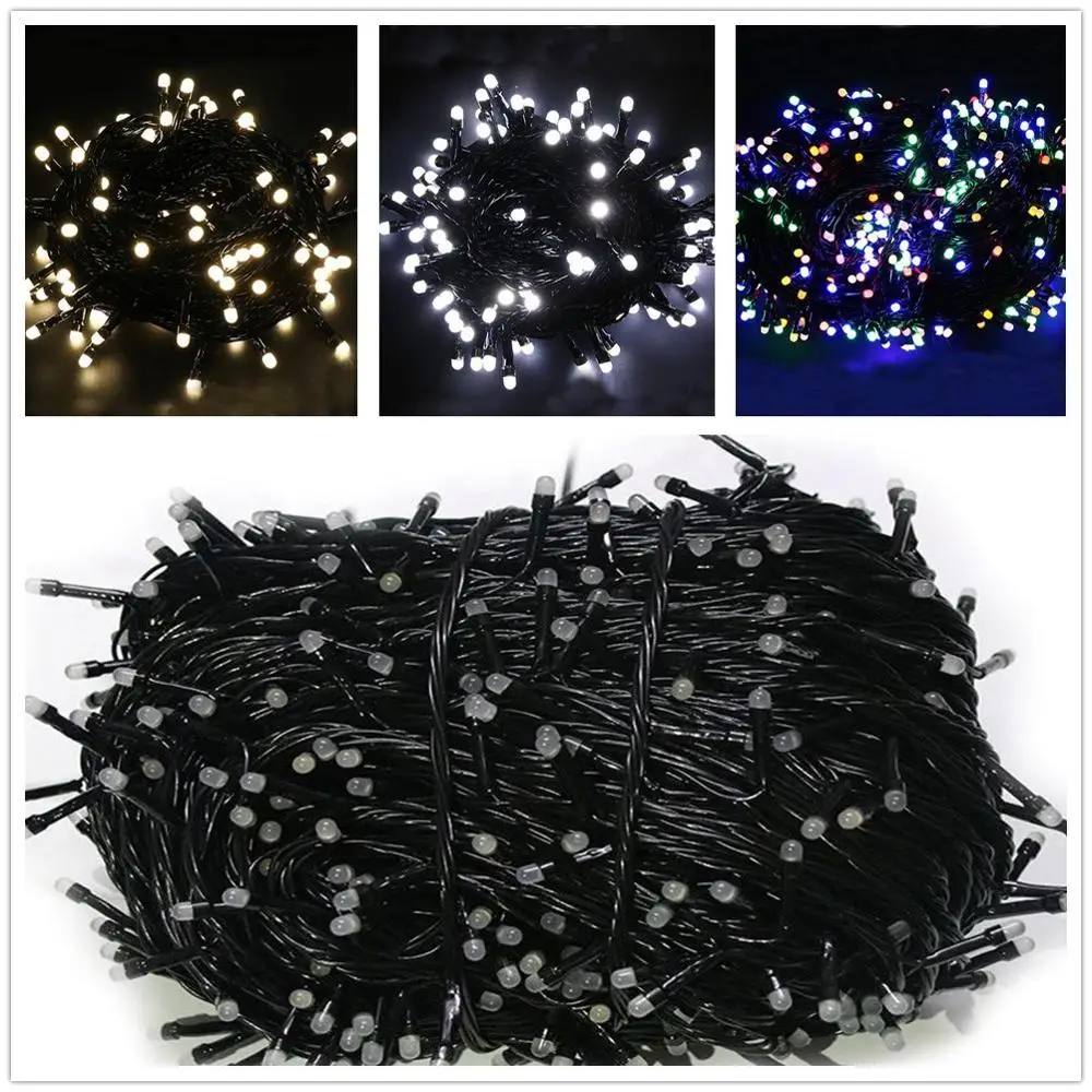 2/5/10m LED Silver Wire Fairy Starry String Lights DC 12V Indoor/Outdoor Decor 