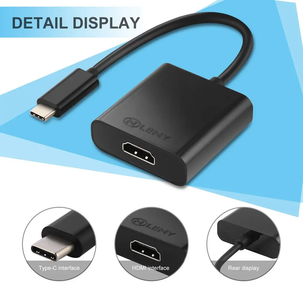 ONLENY type-C к Hdmi адаптер Tipo C Macho Para HDMI дисплей монитор Кабо адаптер Para