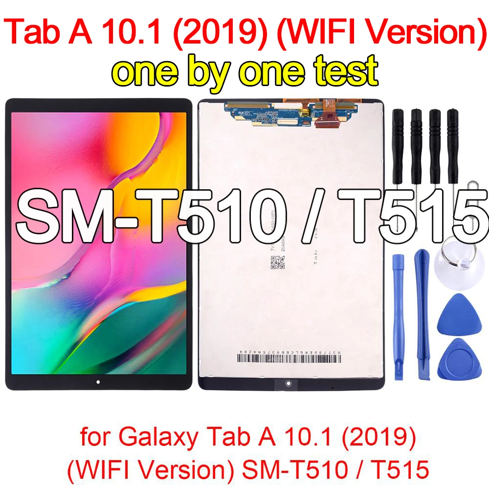 Для Samsung Galaxy Tab A 10 1 (2019) (версия Wi Fi) SM T510/T515 ЖК дисплей + сенсорная панель экран