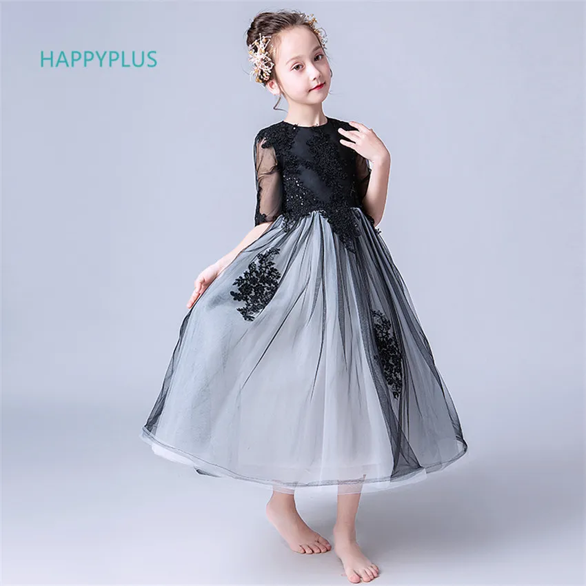 HAPPYPLUS/платья для девочек; праздничный костюм на Хэллоуин для девочек; рождественское детское праздничное платье для От 4 до 14 лет