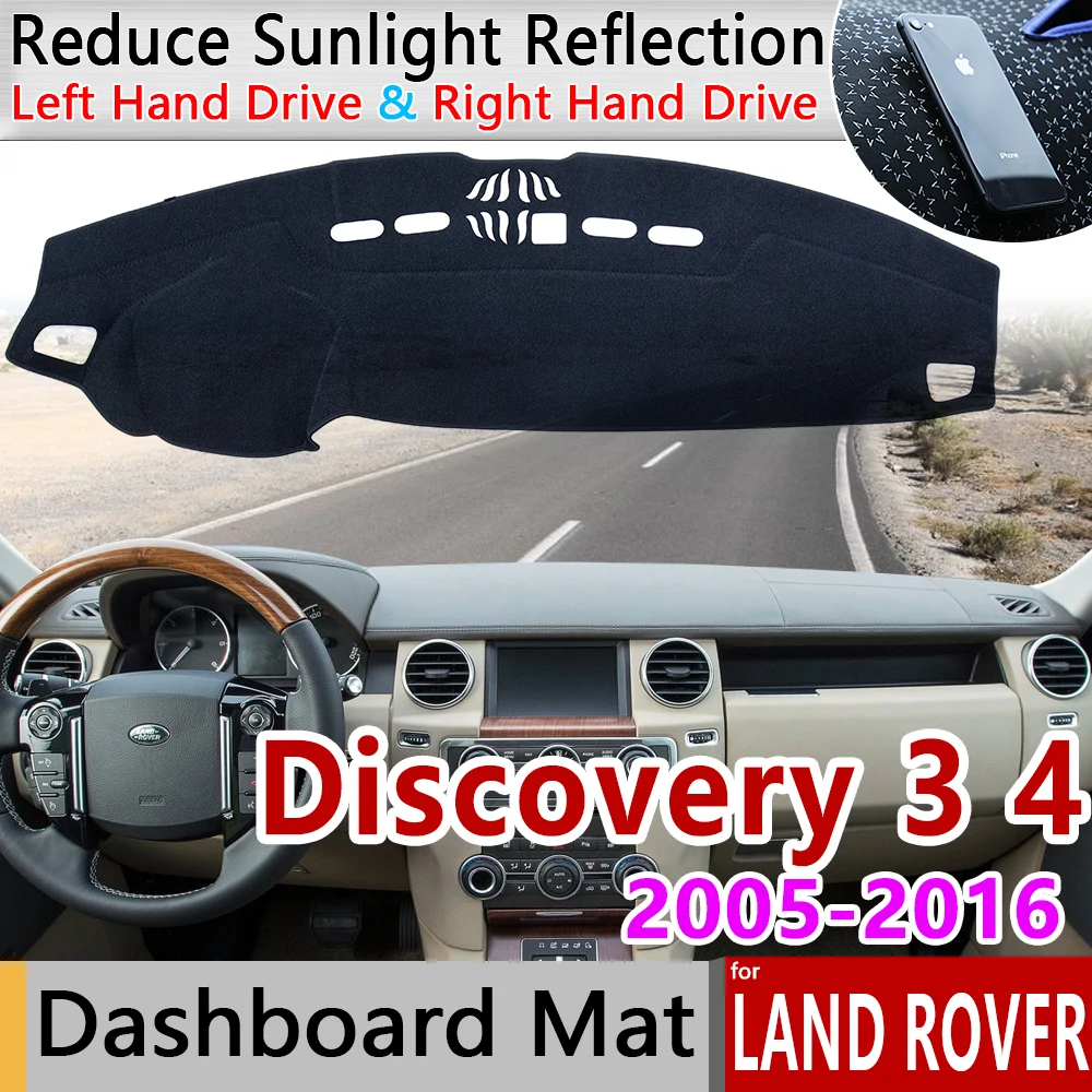 

for Land Rover Discovery 3 4 2005~2016 LR3 LR4 Anti-Slip Mat Dashboard Cover Pad Sunshade Dashmat Car Accessories L319 2006 2007