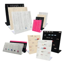 Манекен бархатное замшевое Кольцо Кулон Браслеты органайзер для сережек ожерелье ювелирные изделия Дисплей Подставка держатель стойка витрина тарелка полка