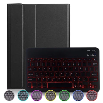 

Besegad 2 in 1 Detachable Keyboard Case PU Leather Cover Skin Protector with Backlights for Samsung Galaxy Tab A 10.1 T510 T515