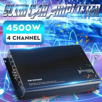 

12V 4500W Car Audio Stereo Power Amplifier 4 Channel Class A/B 3D Stereo Surround Subwoofer