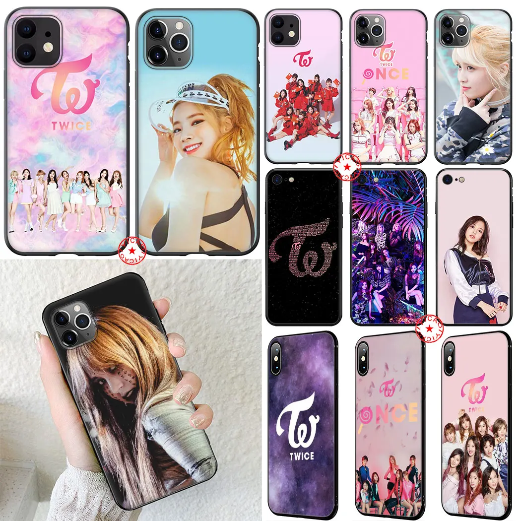 Twice Girl Sana Mina Momo Soft Silicone Case For Iphone 11 Pro Xr X Xs Max 6 6s 7 8 Plus 5 5s Se Cover Fitted Cases Aliexpress