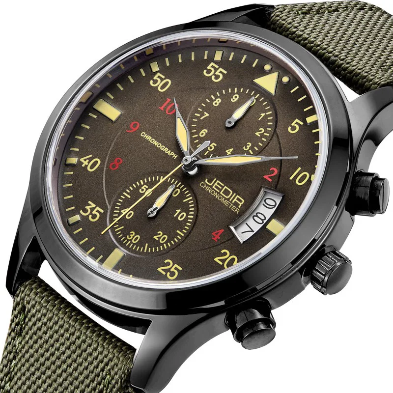 

Relogio Masculino JEDIR Watches Men Luxury Brand Quartz Watch Fashion Chronograph Date Sport Male Clock Waterproof Watch 2021
