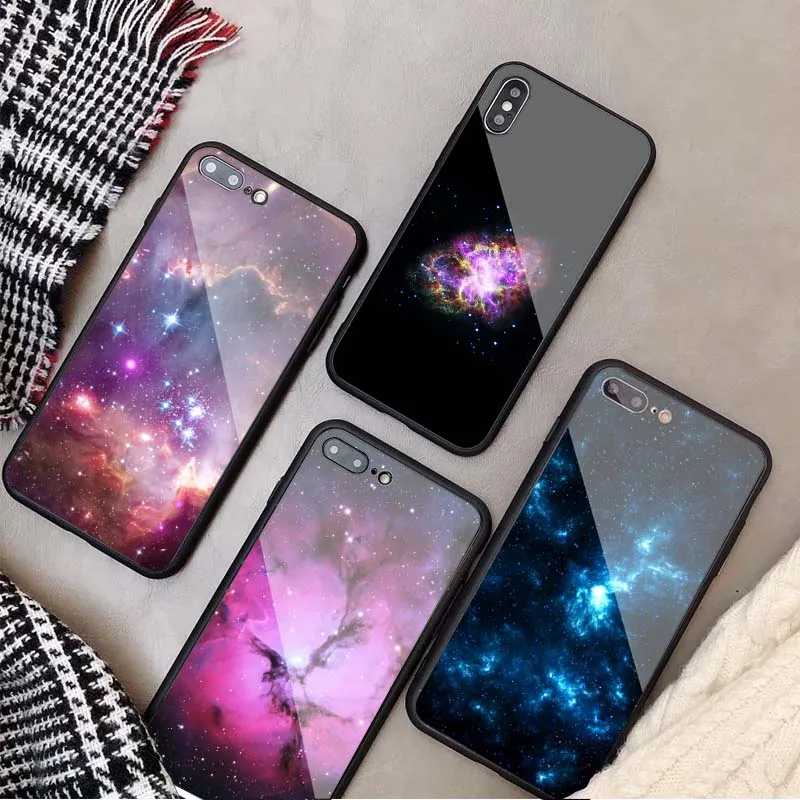 Чехол для телефона из закаленного стекла iPhone 5 5S SE 6 6plus 7 8 plus X XR XS Max 11 PRO Max|Бамперы| |