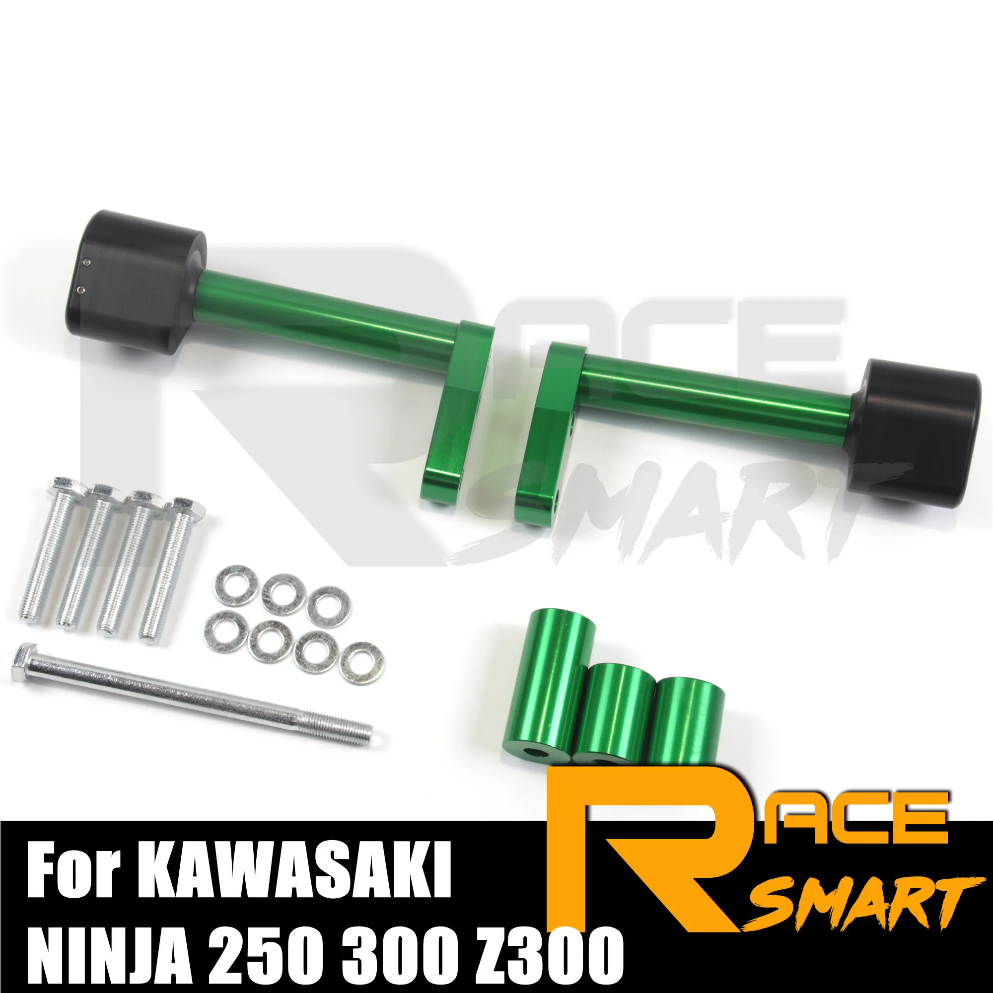 Для KAWASAKI NINJA 250 300 Z300 Z250 Мотоцикл с ЧПУ двигателя Краш колодки Рамка Ползунки