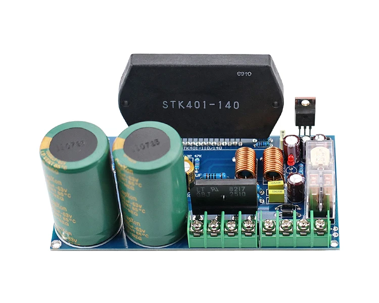 GHXAMP STK401-140 Thick Film Music Power Amplifier Board High Power 120W+120W with UPC1237 speaker protection