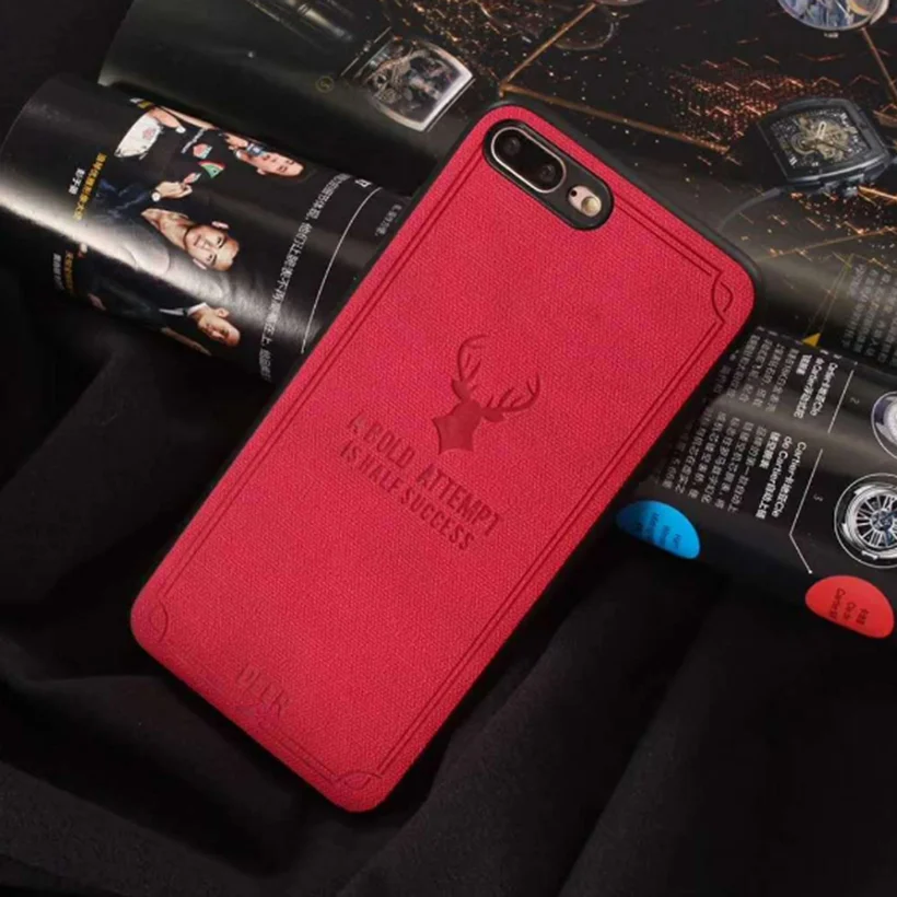 Силиконовый чехол для Oppo K3 V15 F11 Pro, противоударный мягкий чехол для Oppo A9 A7 Remo IQOO F7, тканевый рельефный чехол для телефона с оленем