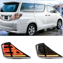 Автомобильный светодиодный задний светильник в сборе для Toyota Alpha