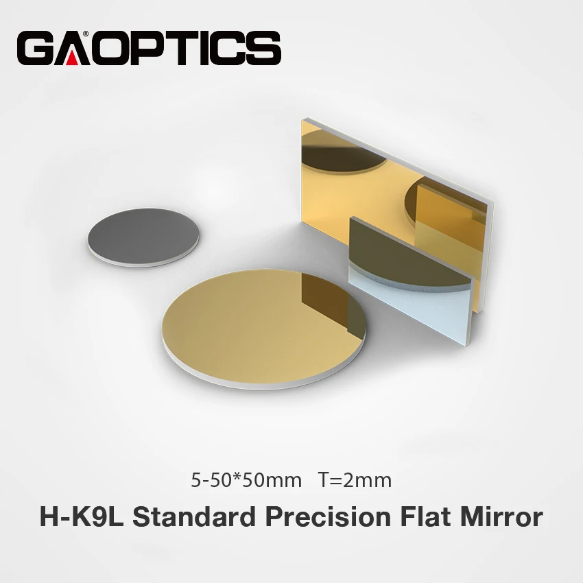 

K9 Glass Substrate Standard Precision Optic Flat Reflect Mirrors For Interferometer Dia. 5mm to 50mm