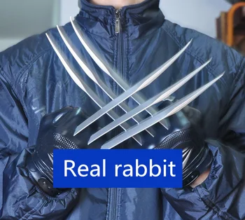 

[Funny] Cosplay X-Men 1:1 32cm Wolverine Paw Gloves PVC Action Figure Toy X-man weapons model costume party kids child gift toys