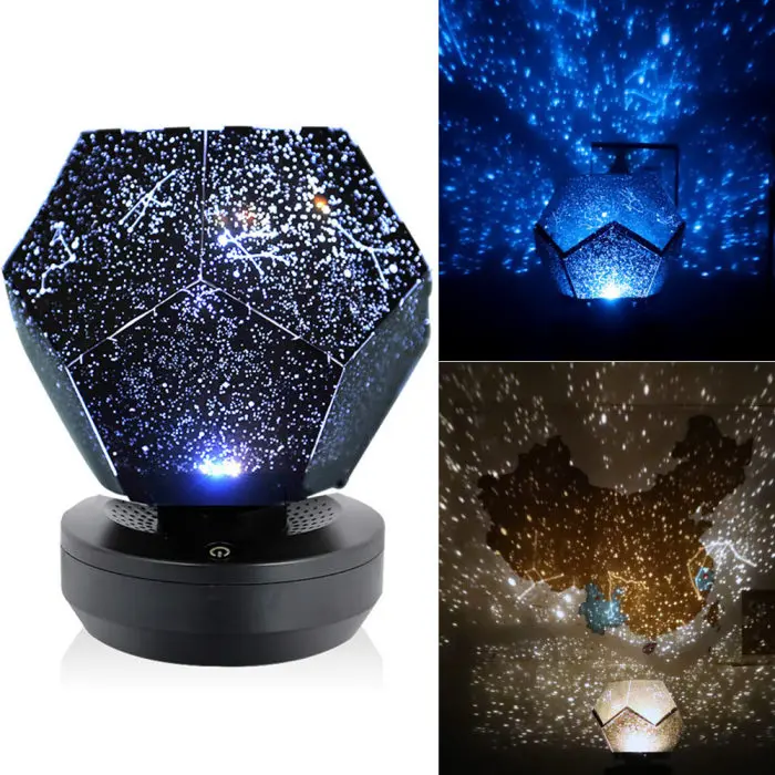 Christmas 60000 Stars Starry Sky Projector Light DIY Assembly Home Planetarium Lamp Bedroom HYD88
