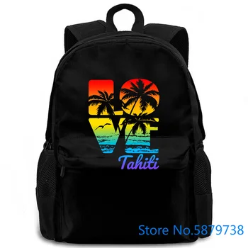 

Tahiti Love Discount Cool Designs Best Selling women men backpack laptop travel school adult student