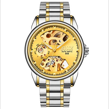 

Dropshipping New 2019 Bosck Hot Selling Men's Watch Luxury Full Steel Watches Fashion Quartz Wristwatch Waterproof Mechanical