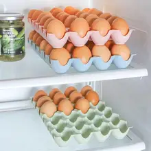 Aliexpress - 24 Grid Kitchen Fridge Egg Racks Box Refrigerator Storing Storage Egg Plastic Container Container Egg Organizer Holder Case W4K1